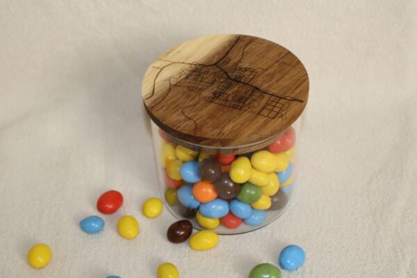 Voorraadpot met plattegrond van plaats | Standaard ontwerp